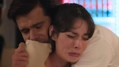 Valéria e Artur emocionados durante conversa no hotel