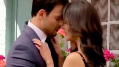 "Valéria e Nicolas se beijam no final alternativo de As Filhas da Senhora Garcia, com lágrimas nos olhos e emoção à flor da pele."