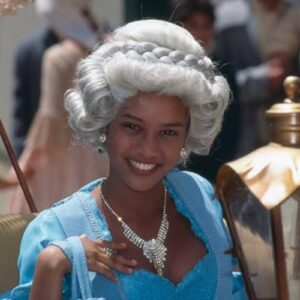 Atriz Taís Araújo caracterizada como Xica da Silva