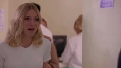 Cena de Camila e Juan no hospital em As Filhas da Senhora Garcia