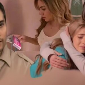 Mar chora após ser rejeitada por Ruan na prisão e descobrir que está grávida em As Filhas da Senhora Garcia."l