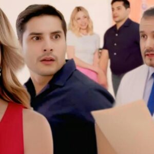 Ruan e Mar se encontrando em frente a um hospital, capturada por um fotógrafo em segredo. A imagem simboliza a cilada armada por Paula.