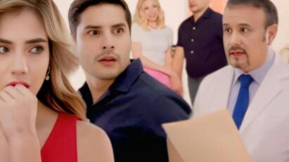 Ruan e Mar se encontrando em frente a um hospital, capturada por um fotógrafo em segredo. A imagem simboliza a cilada armada por Paula.