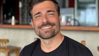 Miguel Coelho grava cena misteriosa nos Estúdios Globo para Vale Tudo