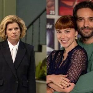 Afonso encara Odete Roitman após revelar gravidez de gêmeos com Solange em Vale Tudo