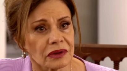 “Ofélia descobre a verdade sobre Luís Portila em As Filhas da Senhora Garcia”