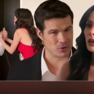 Cena de Artur confrontando Valéria após escutar segredo”