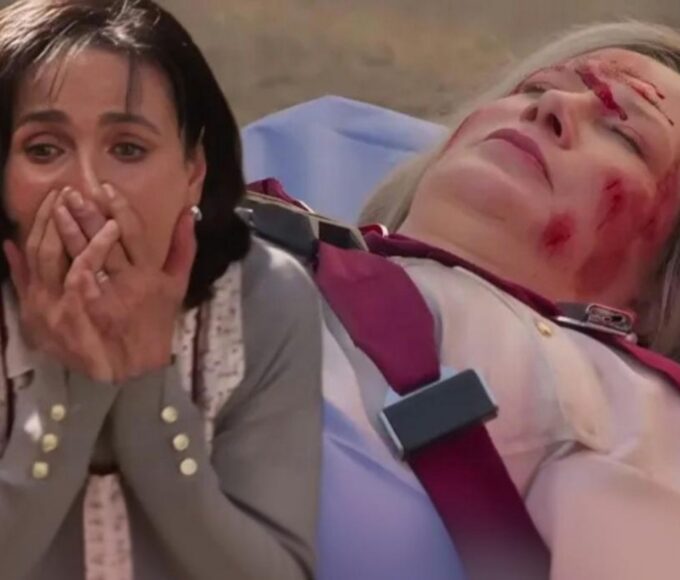 Rosa empurra Graziela na frente de um ônibus durante discussão intensa em "As Filhas da Senhora Garcia"