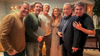 Tony Ramos e Cláudia Abreu nos bastidores de Dona de Mim