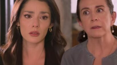 Valéria chora ao descobrir segredo do passado de Ofélia na novela As Filhas da Senhora Garcia