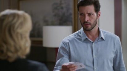 Cena de Walter e Odete Roitman em Vale Tudo, momento do fim da aliança entre os personagens.