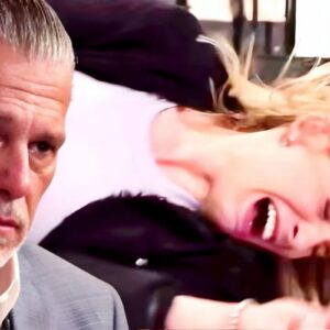 “Camila em cena dramática de As Filhas da Senhora Garcia, chorando após tragédia na gravidez.”