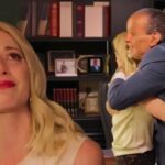 Camila e Luiz em momento de reconciliação no final da novela