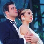 Eduardo Capetillo e Thalía em cena romântica de Marimar.