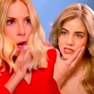 “Camila e Mar frente a frente em cena de confronto intenso na novela ‘As Filhas da Senhora Garcia’.”