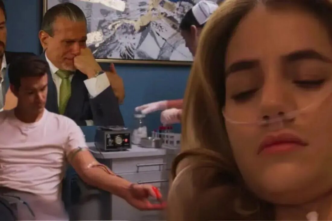 Cena emocionante no hospital em As Filhas da Senhora Garcia