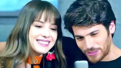Nazli e Ferit em momento intenso da novela Dolunay