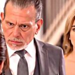 Ofélia sendo expulsa da mansão por Luís após ser desmascarada