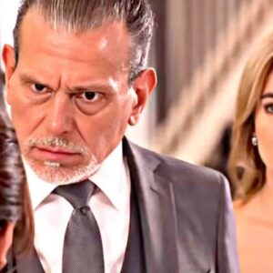 Ofélia sendo expulsa da mansão por Luís após ser desmascarada