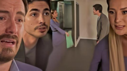 Paula desesperada diante das provas reveladas por Mateu na novela