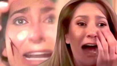 Paula sendo desmascarada em As Filhas da Senhora Garcia