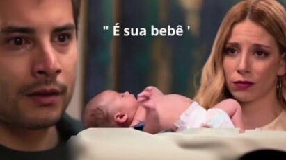 Ruan desesperado ao descobrir que bebê de Mar é seu em As Filhas da Senhora Garcia