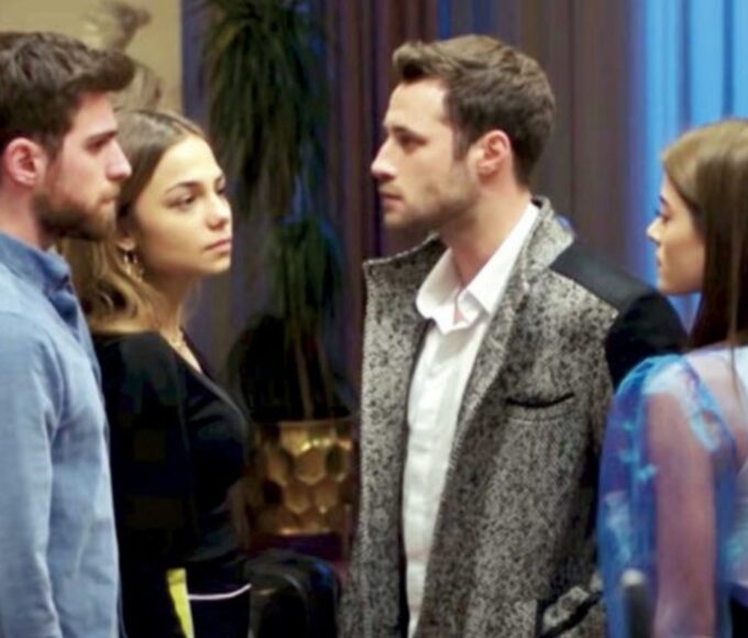 Band, Cenk e Cemre, Nedim, Ceren e Seniz,