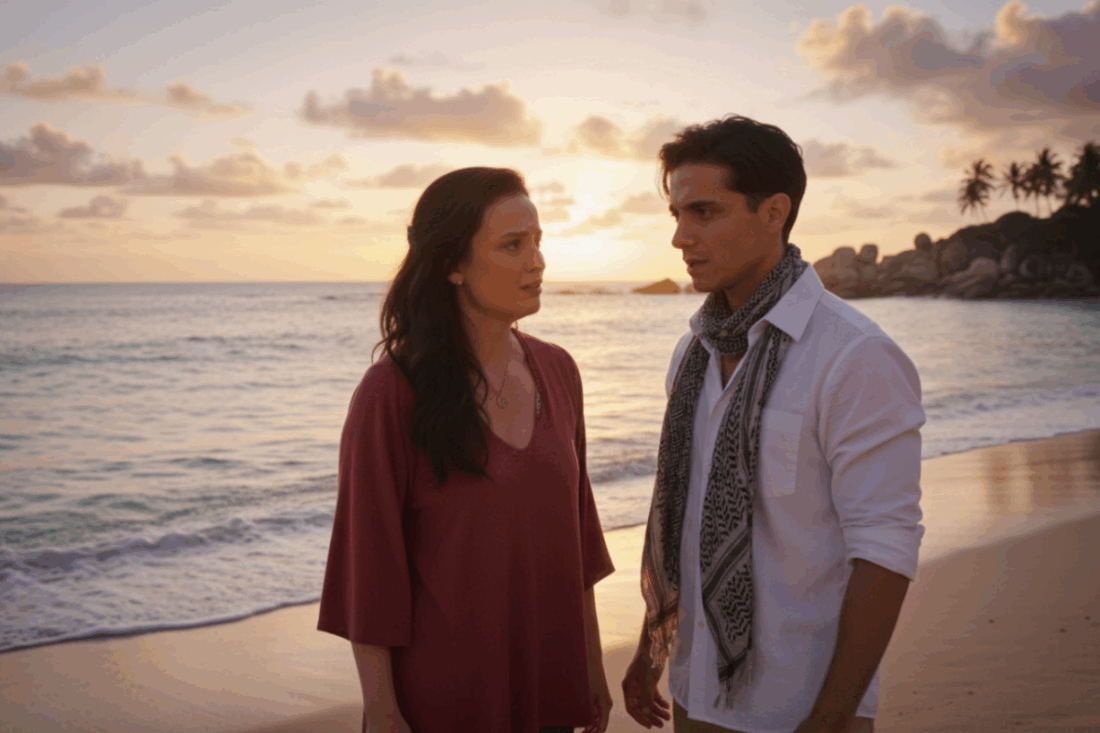 Estela (Larissa Manoela) é resgatada por Túlio (Cadu Libonati) em cena emocionante de Êta Mundo Bom! após ser deixada à deriva por Ernesto.