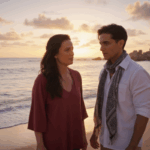 Estela (Larissa Manoela) é resgatada por Túlio (Cadu Libonati) em cena emocionante de Êta Mundo Bom! após ser deixada à deriva por Ernesto.