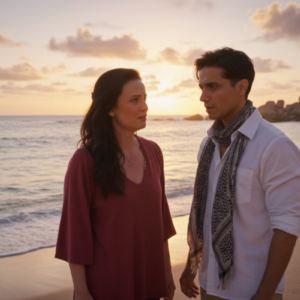 Estela (Larissa Manoela) é resgatada por Túlio (Cadu Libonati) em cena emocionante de Êta Mundo Bom! após ser deixada à deriva por Ernesto.