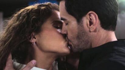 Estrela e Fabián trocam o primeiro beijo em cena romântica da novela Amar, exibida pelo SBT.