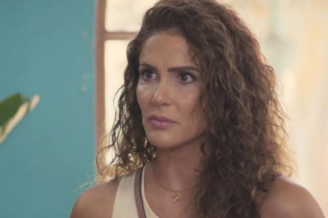 Estrella se emociona ao relembrar seu passado doloroso com Sérgio em cena de A.Mar.