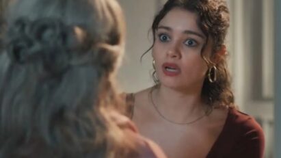 Gerluce (Sophie Charlotte) em cena tensa após descobrir o resultado dos exames da mãe