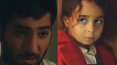 Melek assustada em cena dramática da novela “Mãe”, da Record TV