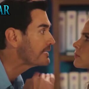 Estrela encara Fabián em uma cena intensa de “A Mar”, na novela do SBT