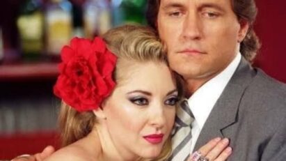 Edith González e Guy Ecker em cena de “Salomé”, sucesso da Televisa