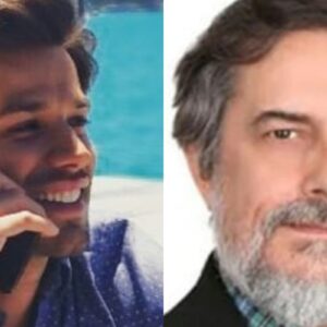 Foto de Umur Yigit Vanlı como Sarp em “Mãe” – “Umur Yigit Vanlı interpreta Sarp, galã romântico na novela turca ‘Mãe’.” 2. Foto de Şükrü Türen como Arif – “Şükrü Türen dá vida a Arif, vizinho prestativo na trama ‘Mãe’.”