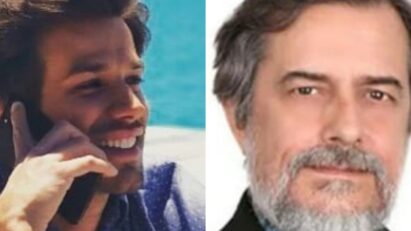 Foto de Umur Yigit Vanlı como Sarp em “Mãe” – “Umur Yigit Vanlı interpreta Sarp, galã romântico na novela turca ‘Mãe’.” 2. Foto de Şükrü Türen como Arif – “Şükrü Türen dá vida a Arif, vizinho prestativo na trama ‘Mãe’.”