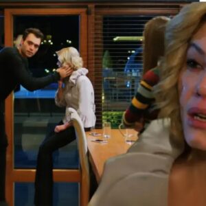 “Demet em cena tensa de Dolunay, assustada e chorando após descobrir manipulação de Hakan.”