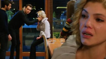 “Demet em cena tensa de Dolunay, assustada e chorando após descobrir manipulação de Hakan.”