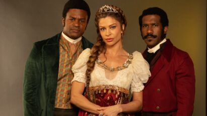 “Grazi Massafera caracterizada como Dona Beja na nova novela da HBO Max.”