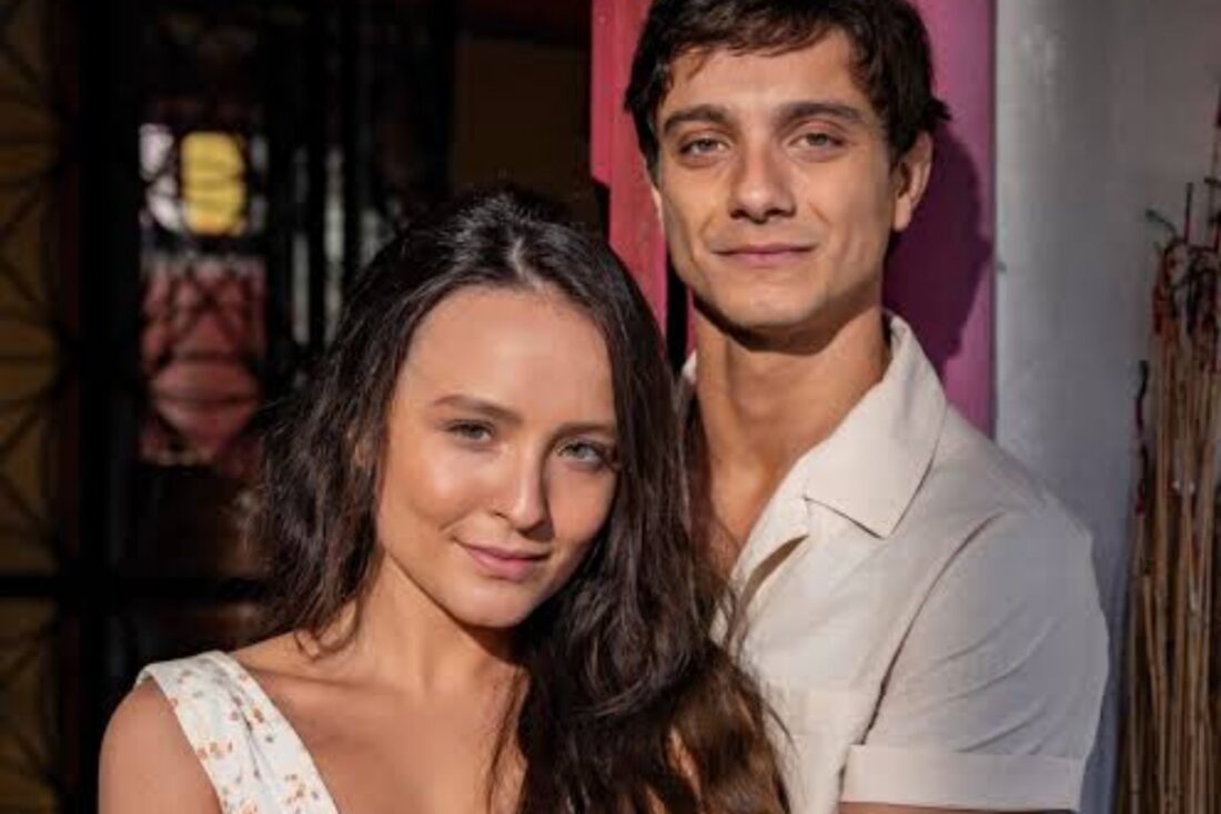 Estela e Túlio em momento emocionante de reconciliação em Êta Mundo Melhor!