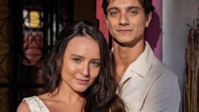 Estela e Túlio em momento emocionante de reconciliação em Êta Mundo Melhor!