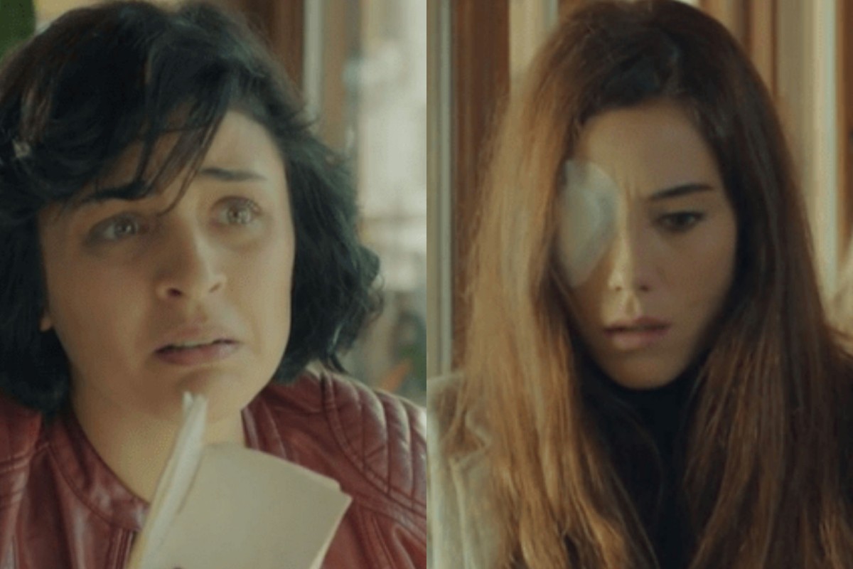 Sule encara Zeynep furiosa após descobrir o nome da professora no caderno de Melek na novela “Mãe” da Record TV.