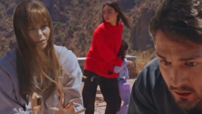 Confronto entre Petra e Isabela à beira do penhasco termina em queda em Presente de Amor