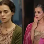 A atriz Özge Özpirinçci em cena como Bahar na novela Força de Mulher.